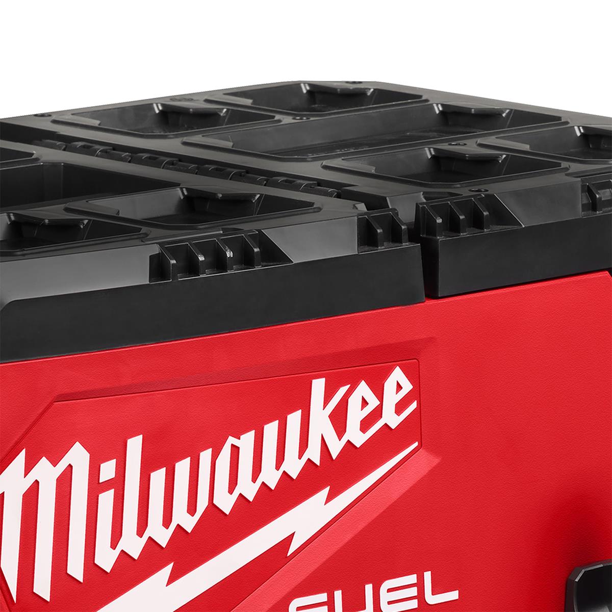 Milwaukee M18ONEF2VC34M-0 18V Dual Battery Brushless Dust Extractor with 2 x 6.0Ah Battery & Charger