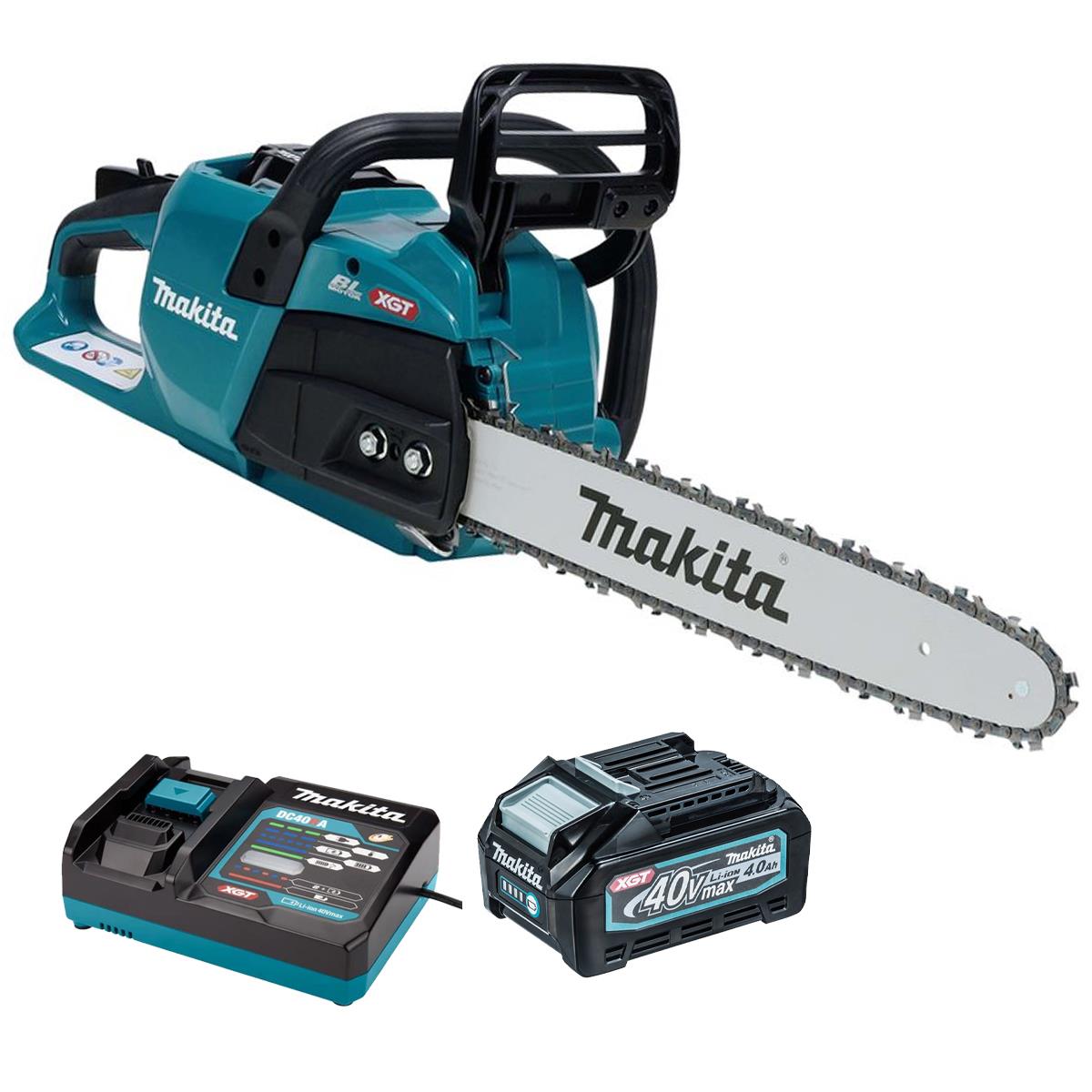 Makita UC026GZ 40V Max XGT Brushless Chainsaw with 1 x 4.0Ah Battery & Charger