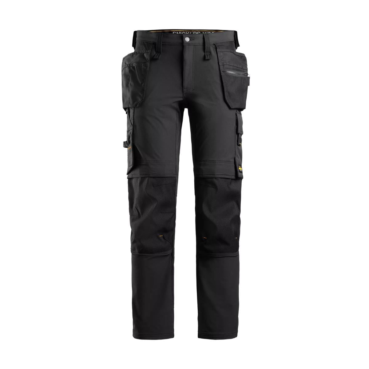 Snickers AllroundWork Full Stretch Trousers with Holster Pockets Black - 32