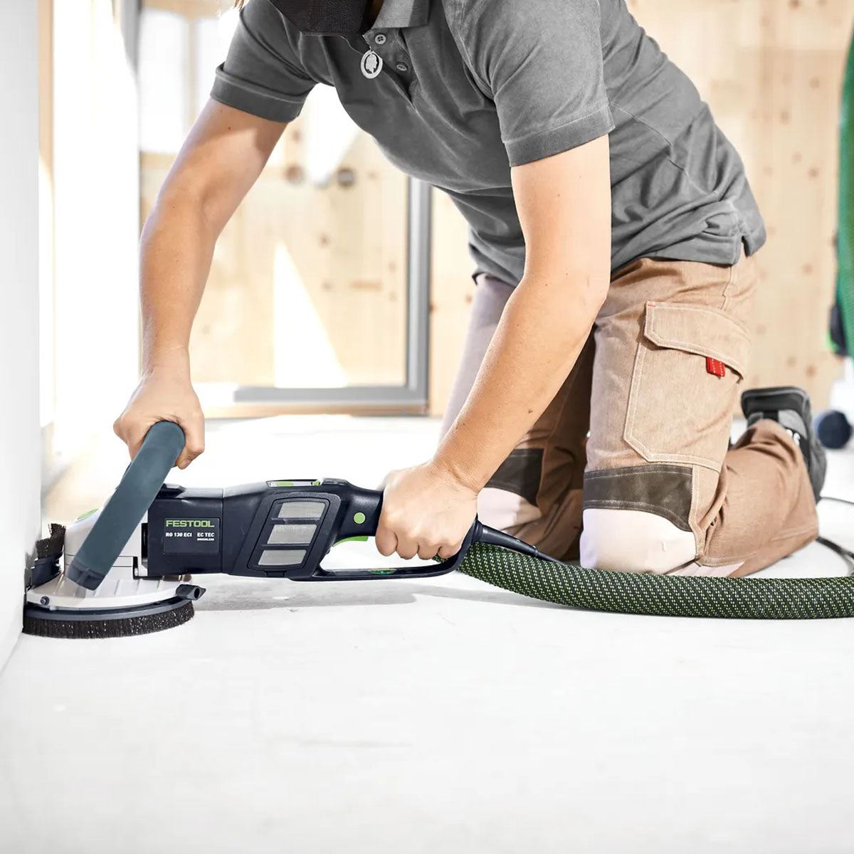 Festool RG 130 ECI-Plus 110V GB Corded Surface-Restoration Grinder With Systainer - 577047