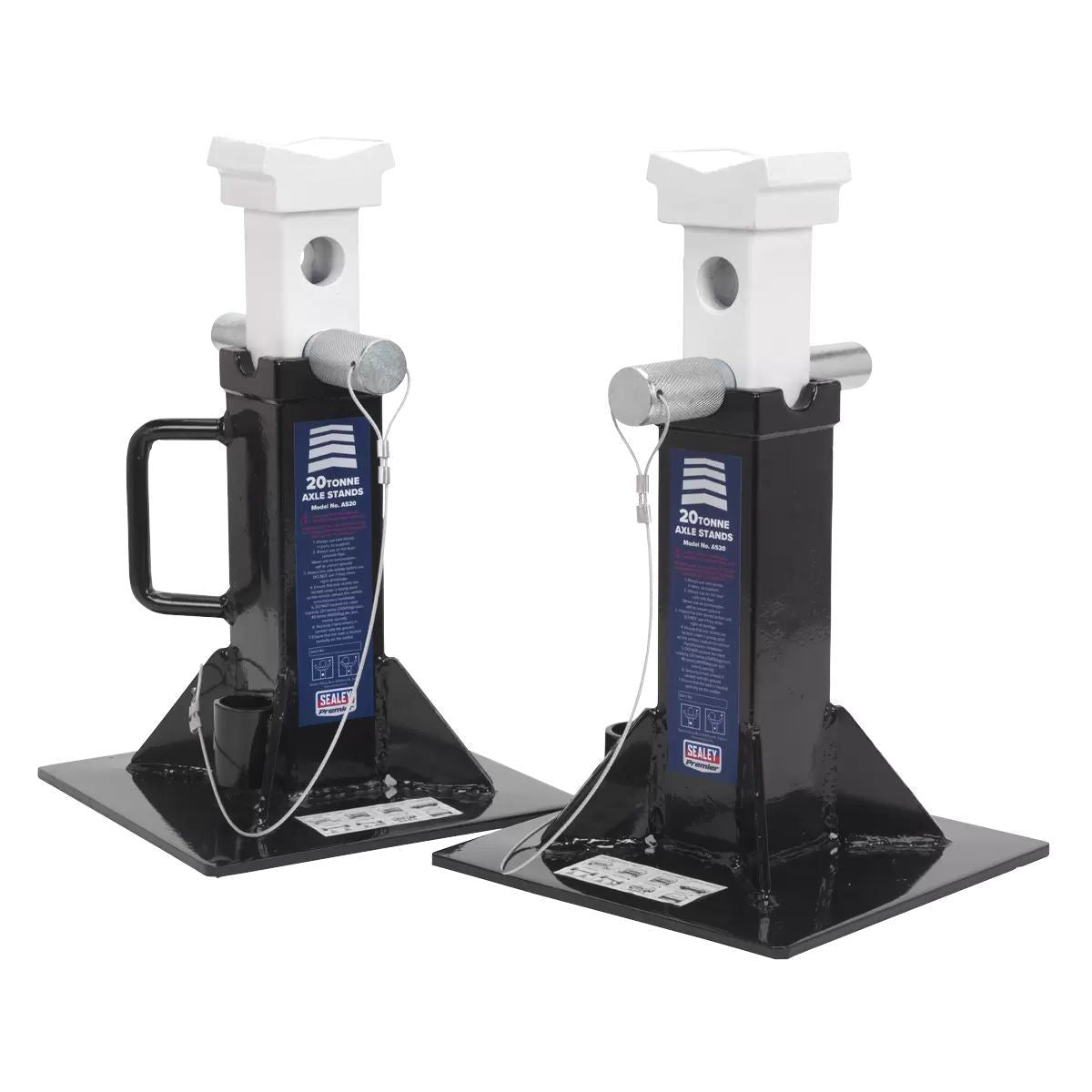 Sealey AS20 Axle Stands 20 Tonne (Pair)