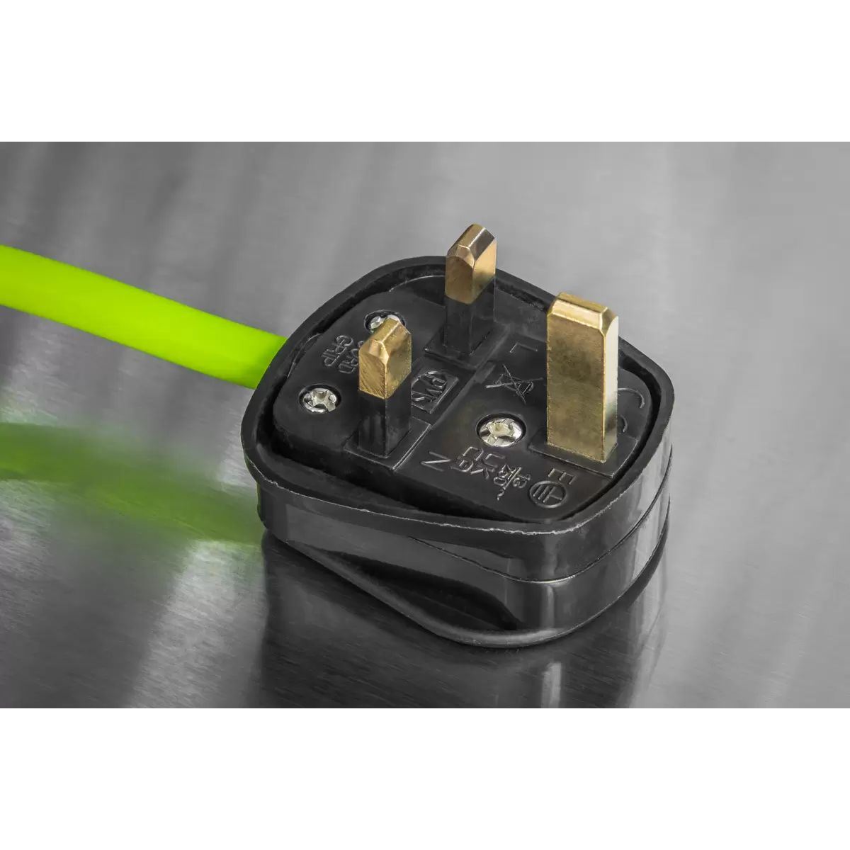 Sealey BCR50G 50m Cable Reel with Thermal Trip 4 x 230V