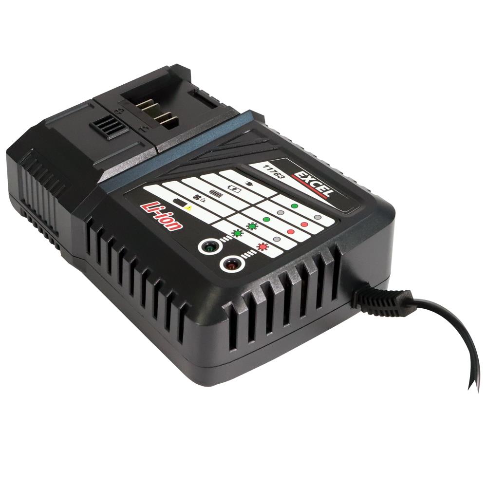 Excel 100-240V Fan-Cooled Smart Charger 5.0A EXL125W