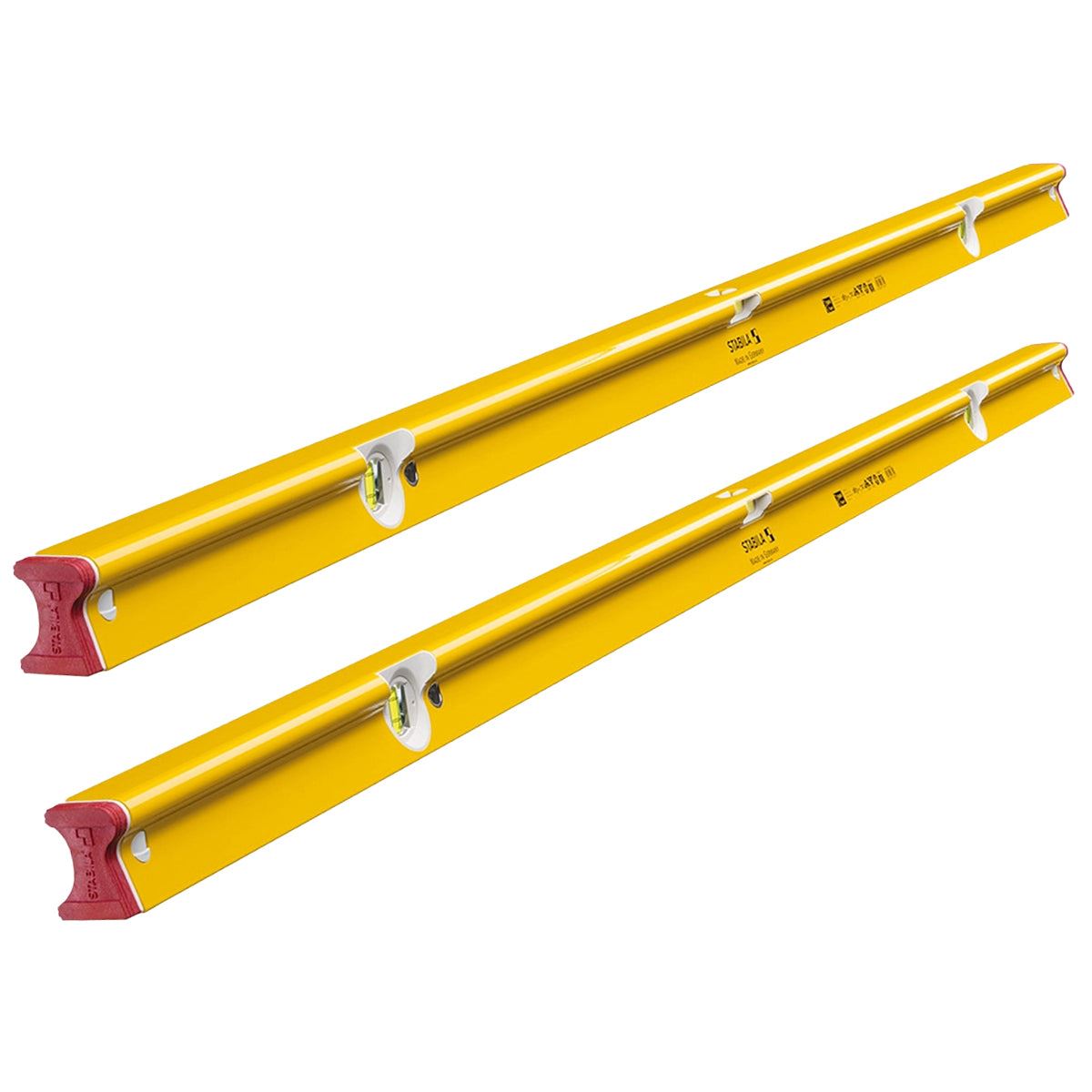 Stabila STB-R-180 183cm / 72in R-Type Spirit Level 3 Vial - 18375 Twin Pack
