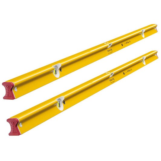 Stabila STB-R-180 183cm / 72in R-Type Spirit Level 3 Vial - 18375 Twin Pack