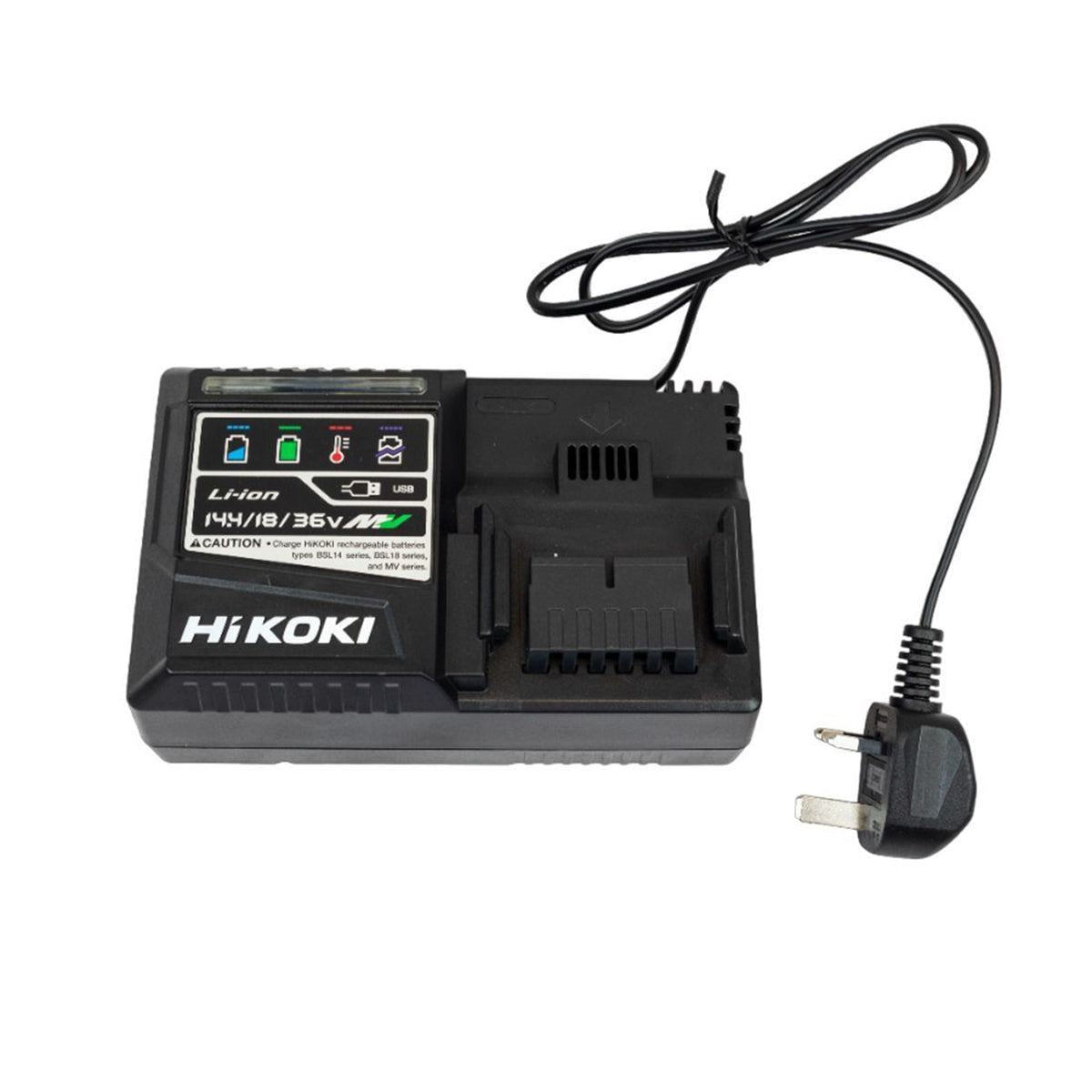 Hikoki KC18DCJCZ 18V Brushless Combi Drill & Impact Wrench Twin Kit with 2 x 5.0Ah Battery, Charger & Case