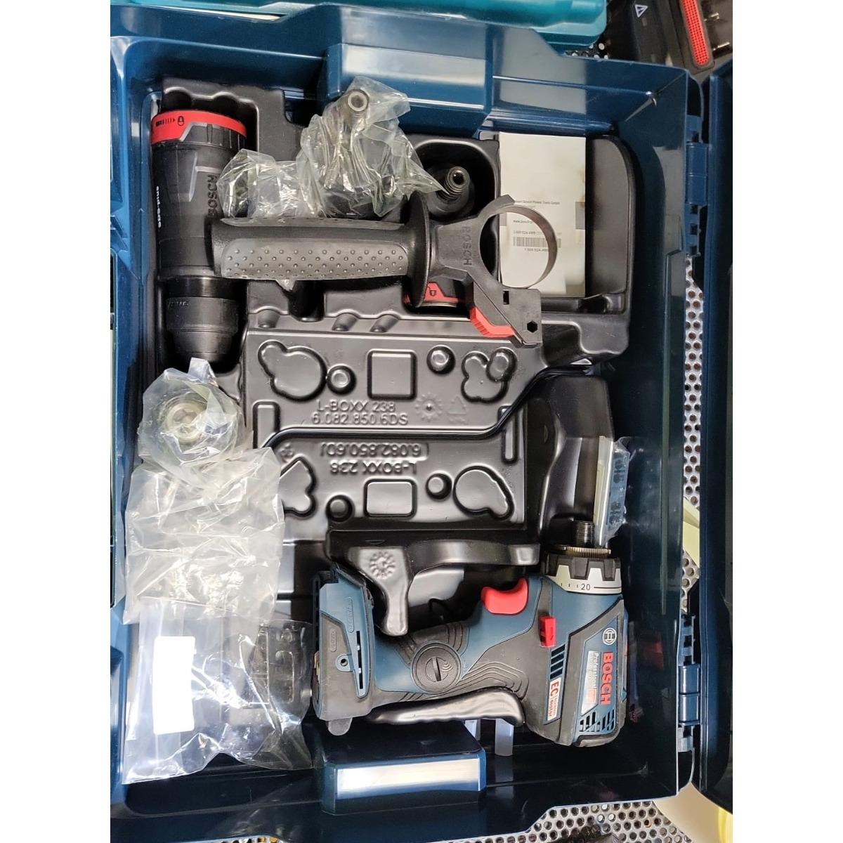 Bosch GSR 18V-60 FC FlexiClick Drill Driver Body Only with 3 Attachments in Case Item Condition Used