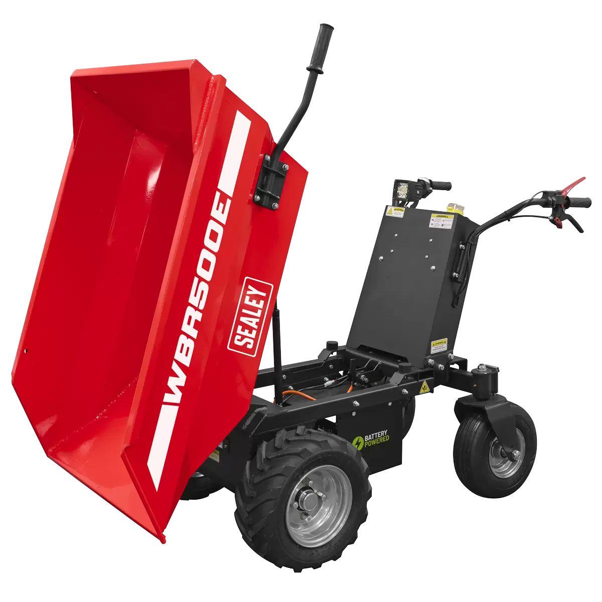 Sealey WBR500E 48V Electric Mini Dumper Weight Capacity 500kg & Bucket Capacity 236L