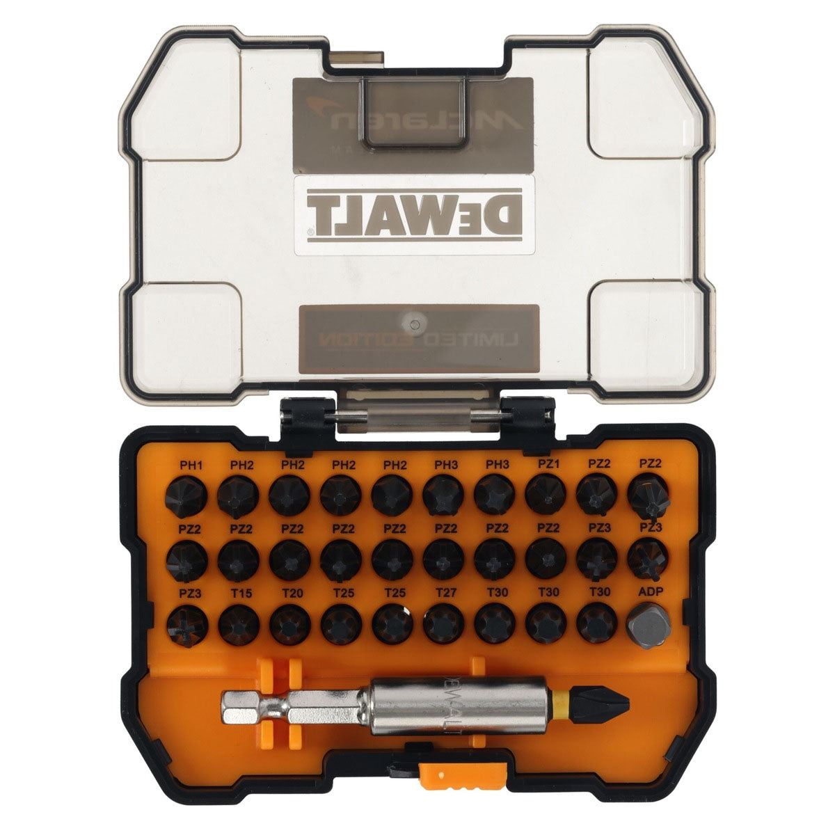 Dewalt DT70901T-QZ 32 Piece McLaren F1 FLEXTORQ Screwdriving Bit Set