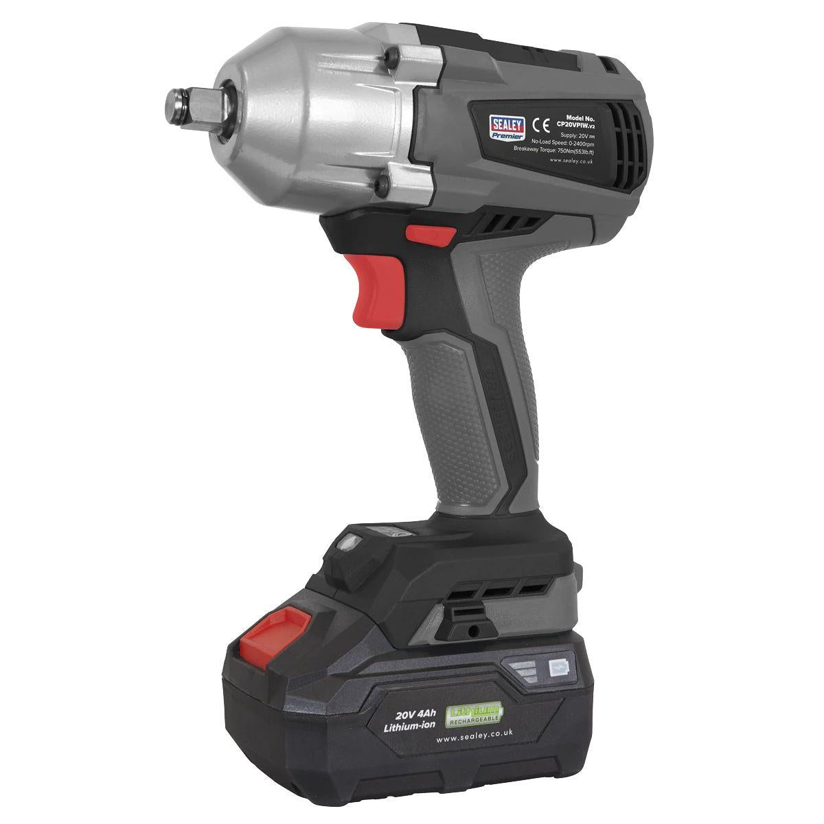 Sealey CP20VPIW 20V Brushless Impact Wrench 1/2