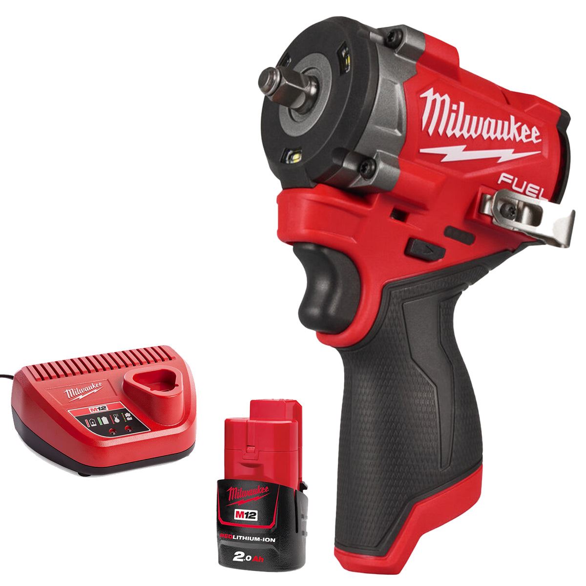 Milwaukee M12FCIWF38G3-0 12V Brushless 3/8