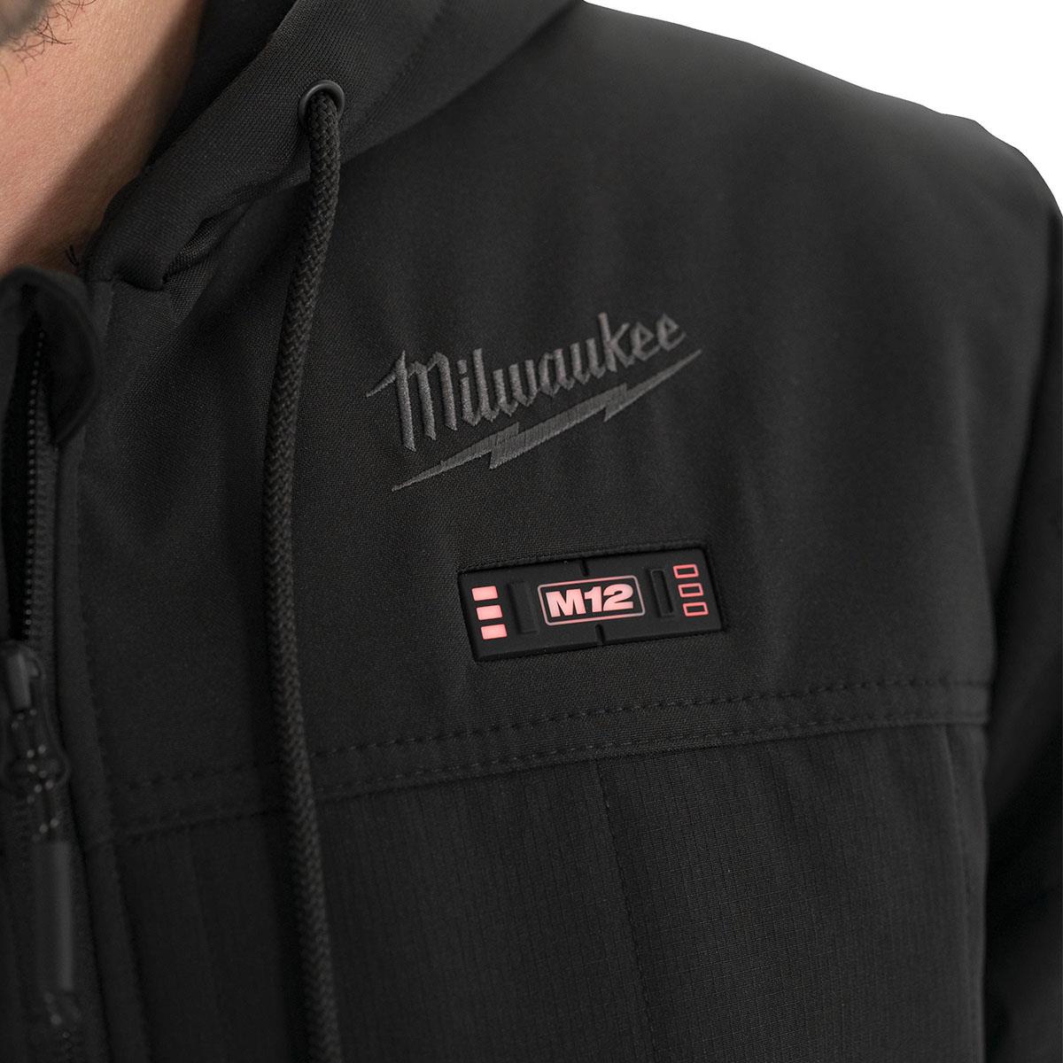 Milwaukee M12HPJBL2-0(L) 12V Heated Puffer Jacket Black Size - L 4932480073