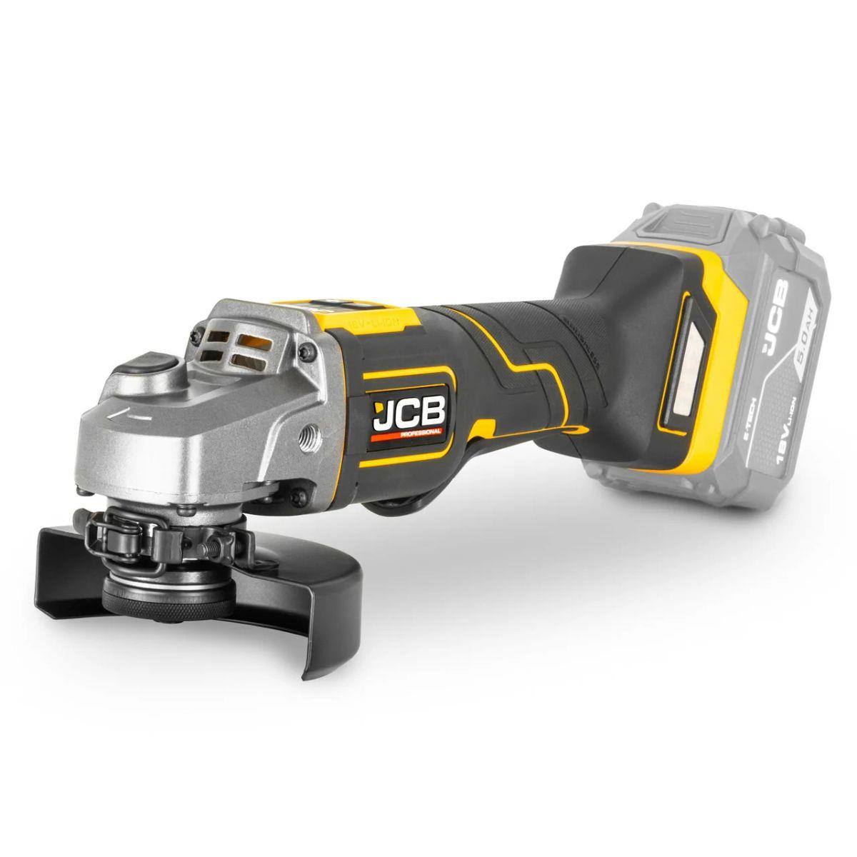 JCB-18PAG-115 18V Anti-Vibration Angle Grinder 115m with Paddle Switch Body Only