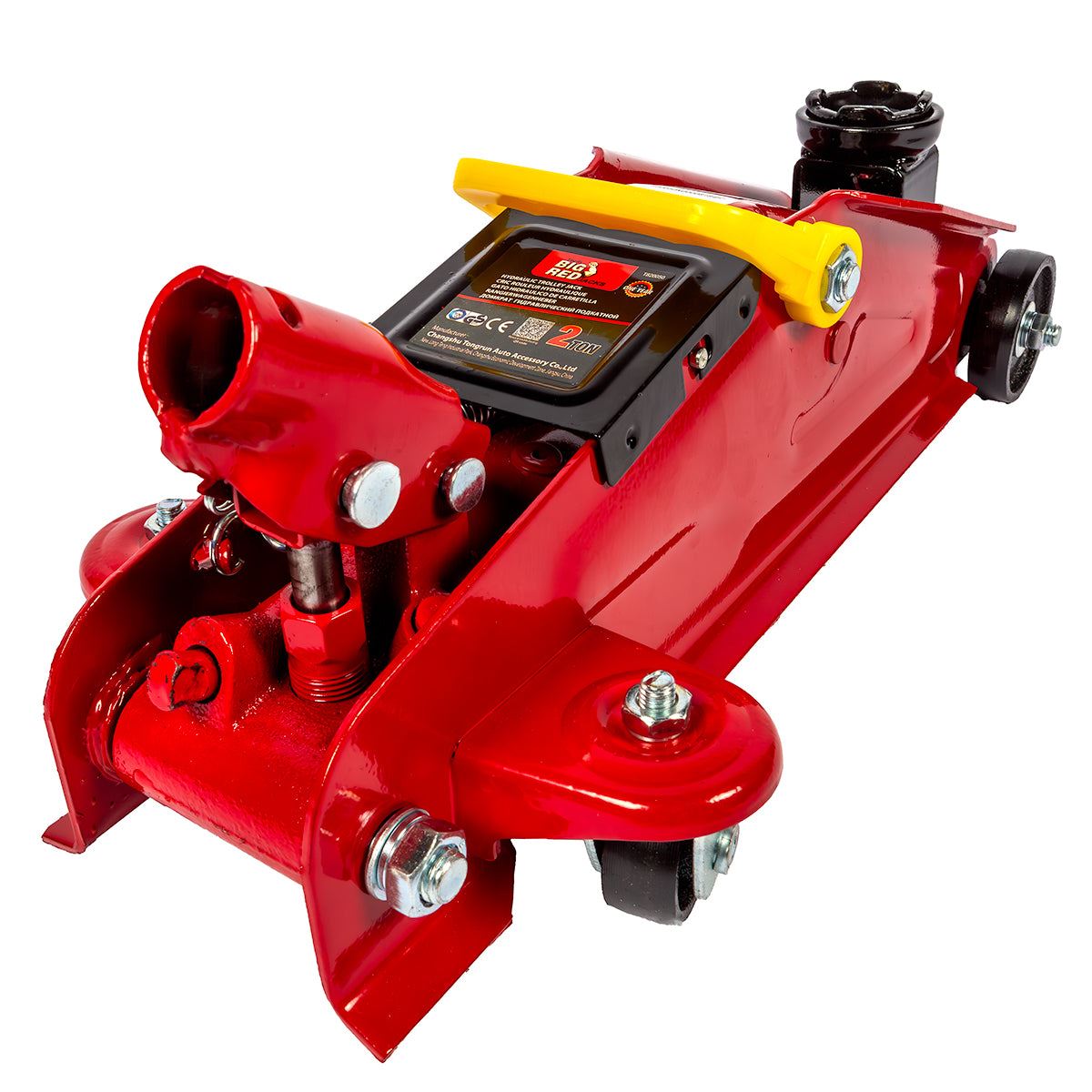 Big Red Torin 2-Ton Hydraulic Jack Low Profile Lifting Range 135-340mm with Case