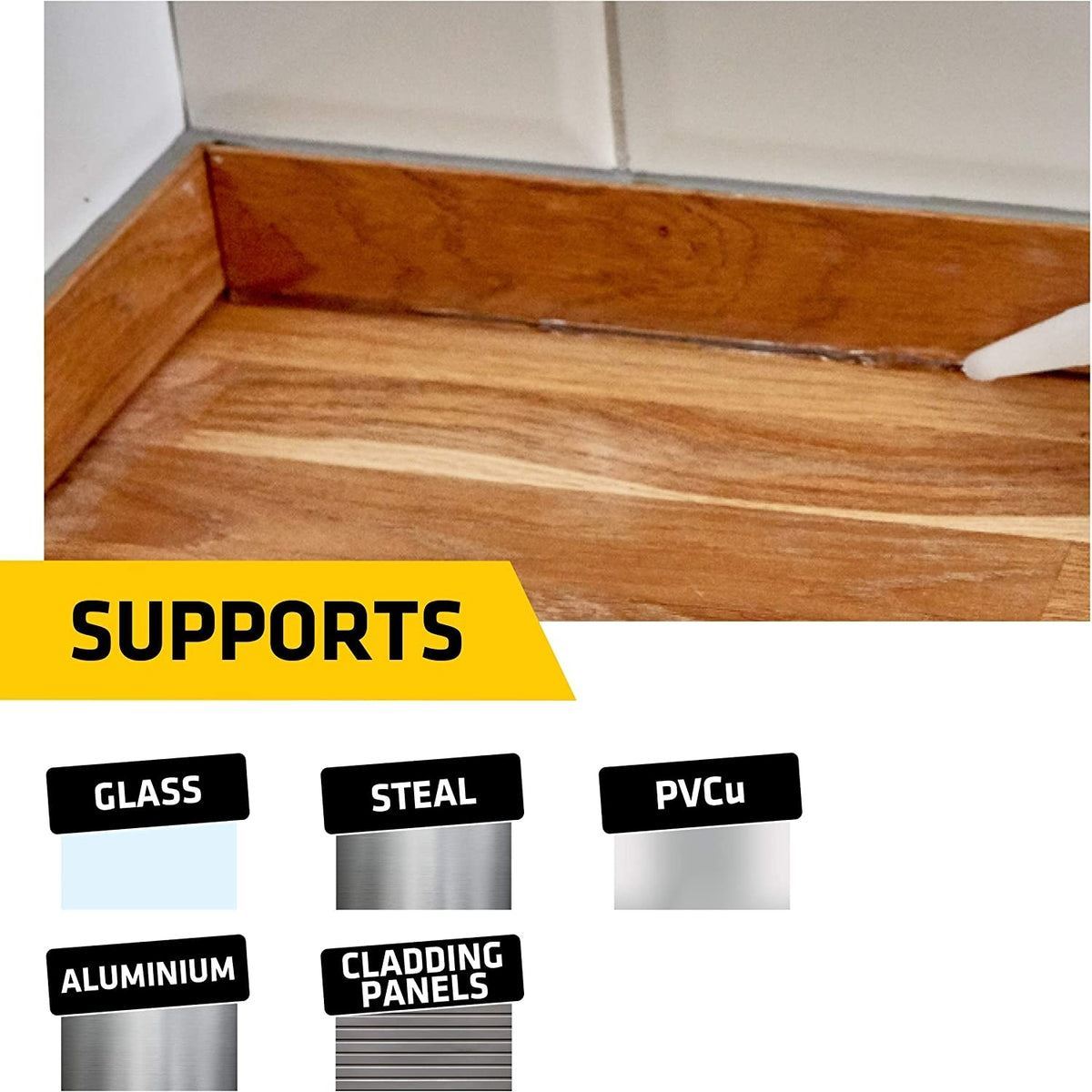 Everbuild General Purpose Silicone Sealant Clear 280ml GPSCL