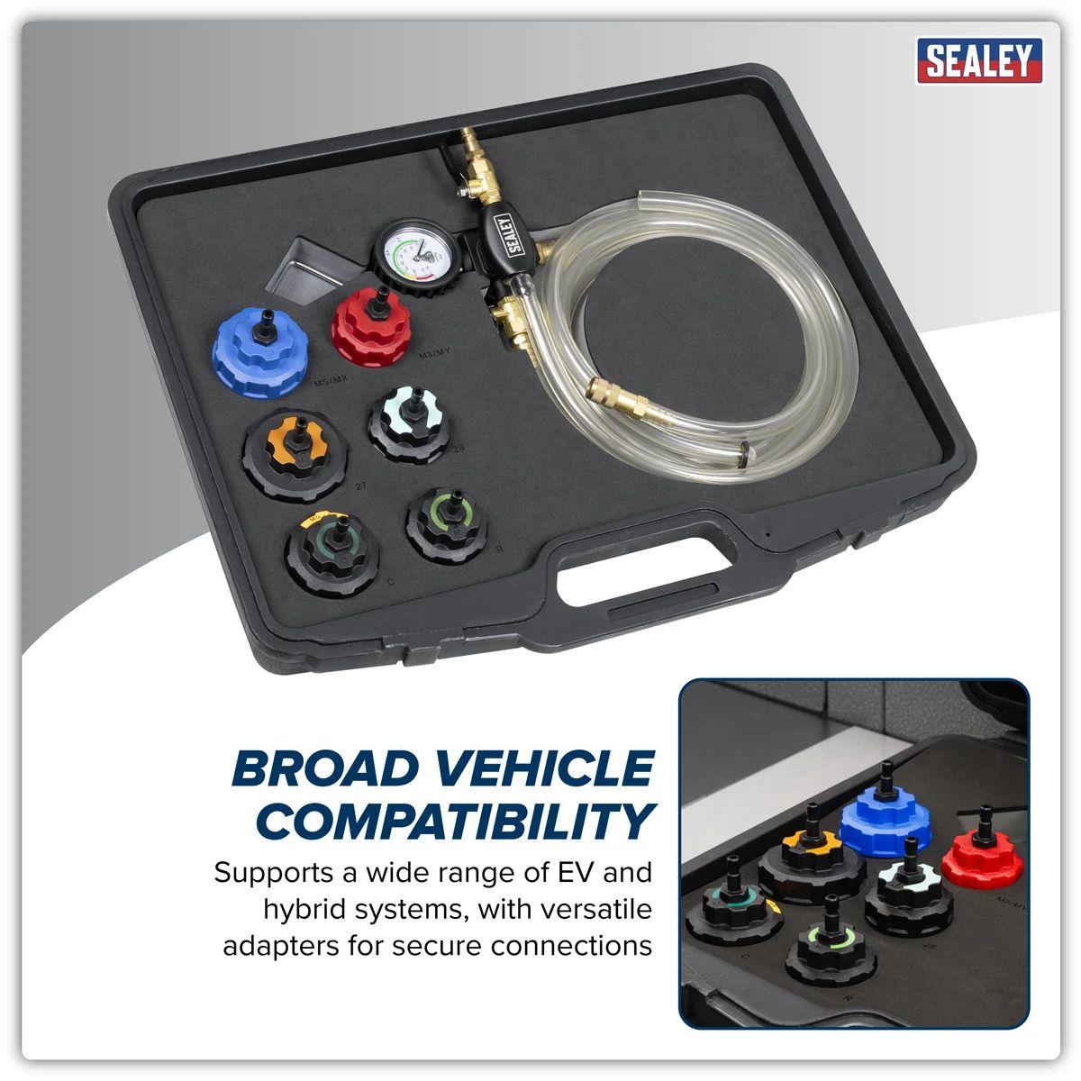Sealey VS0047 EV/Hybrid Cooling System Vacuum Purge & Refill Kit