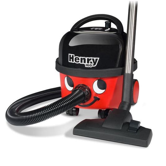 Numatic Henry HVR160 Compact 6L Bagged Cylinder Vacuum Cleaner in Red/Black 240V