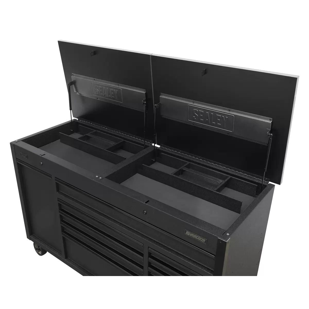 Sealey AP6310BE Mobile Tool Cabinet 1600mm Power Tool Charging Drawer