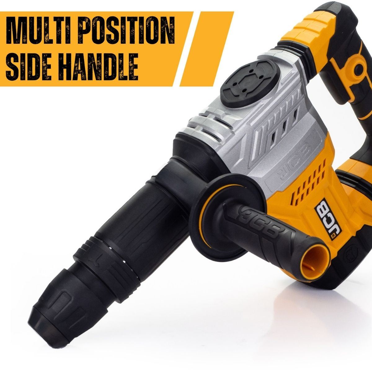 JCB 21-DH1300 15J SDS MAX Demolition Hammer and Chisel, Anti-Vibration Handle & 3m Power Cable 230V/1300W