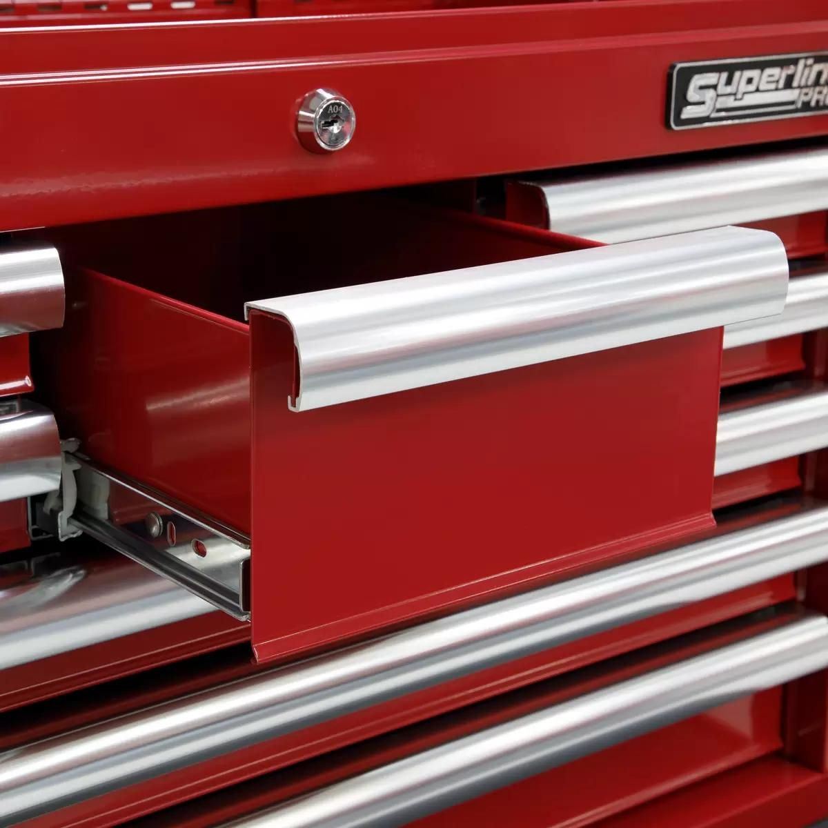 Sealey AP33089 8 Drawer Topchest with Ball-Bearing Slides Red