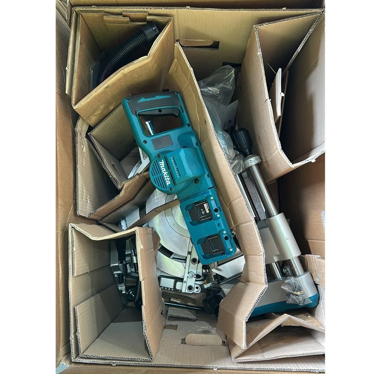 Makita DLS110Z 36V Brushless 260mm Slide Compound Mitre Saw Body Only Item Condition Damaged Box