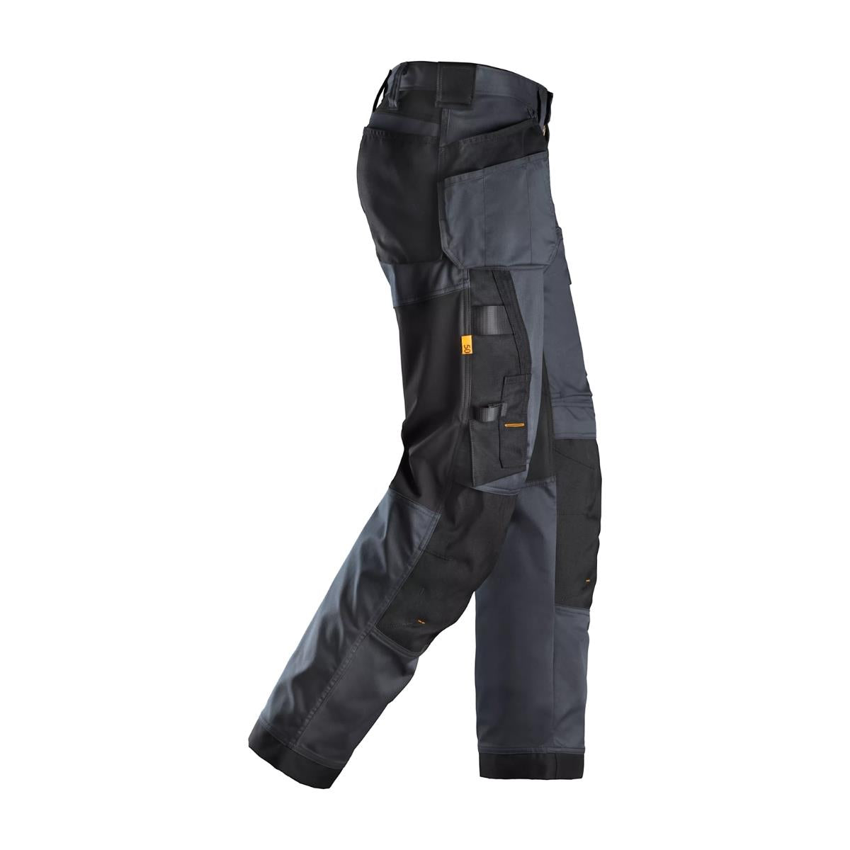 Snickers AllroundWork Stretch Loose Fit Trousers with Holster Pockets Steel Grey - 32