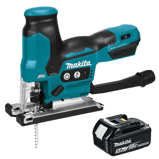 Makita DJV185Z 18V Brushless Jigsaw with 1 x 5.0Ah Battery
