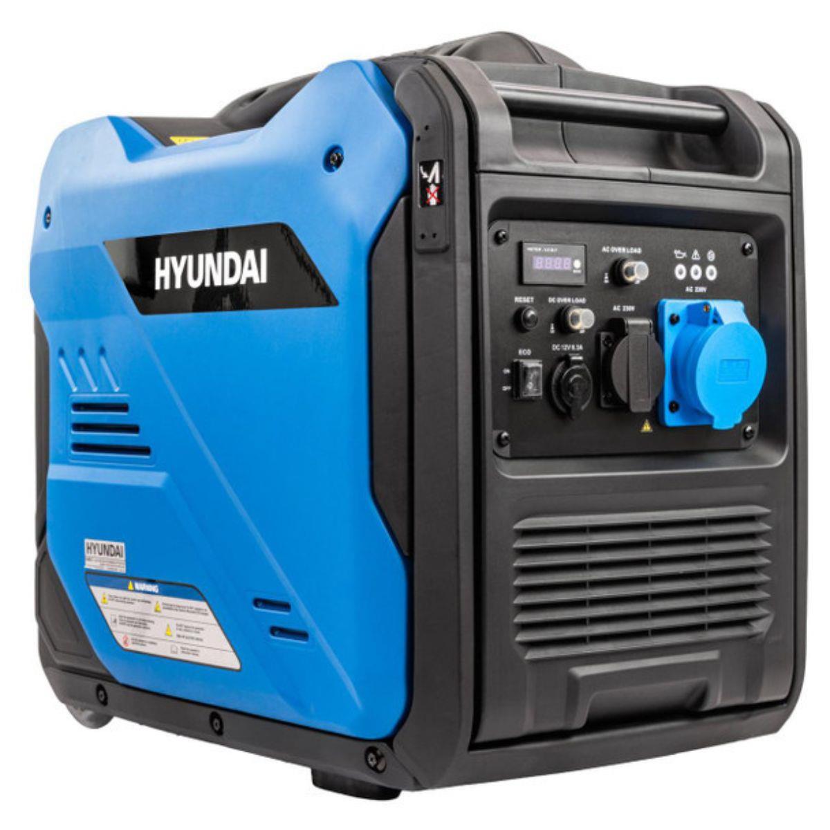 Hyundai HY6250SEi Inverter Generator Electric Start Pure Sine Wave 230V/5500W