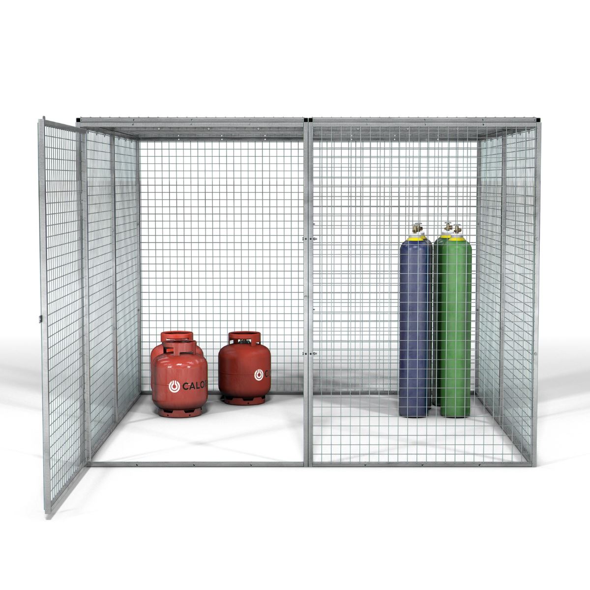 Armorgard GGC12 Gorilla Gas Cage 2412mm x 2466mm x 1831mm Secure Storage Solution for Gas Cylinders