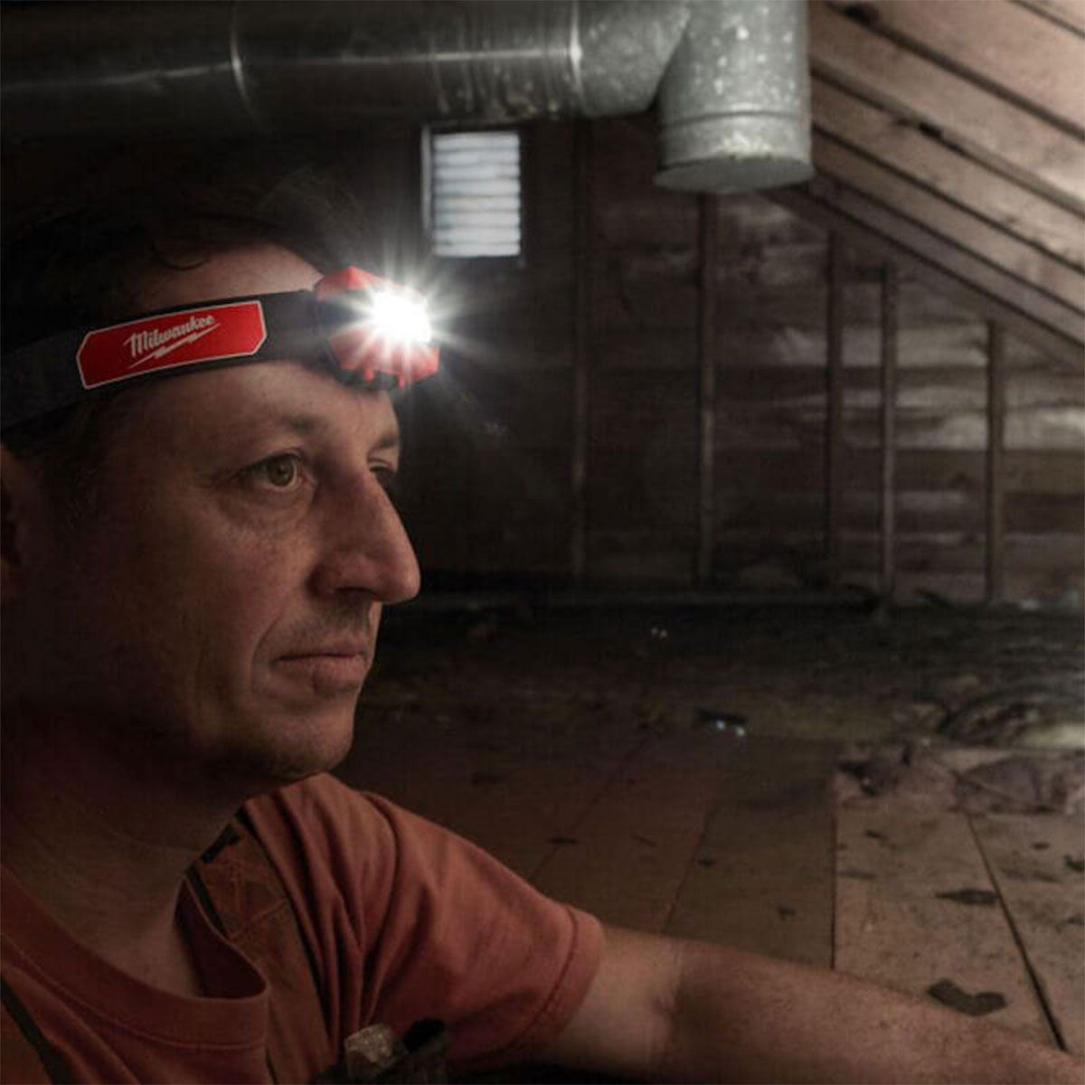 Milwaukee HL2-LED Alkaline Slim Headlamp 350LM 4933471286