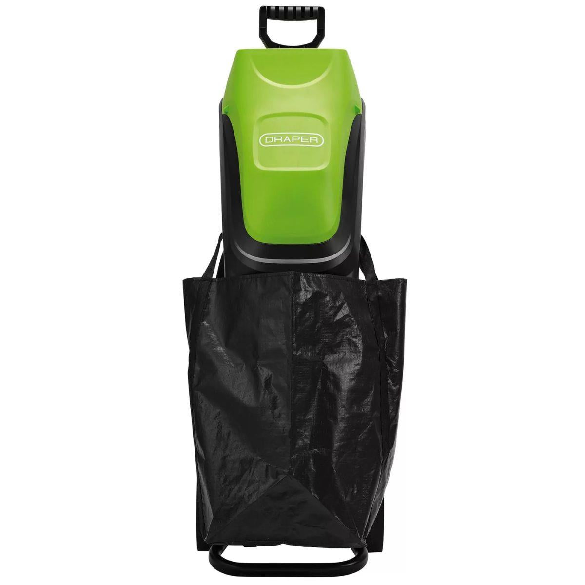Draper 18DGAC03 Garden Shredder 230V/2500W Twin Blade Garden Waste Shredder with 45L Collection Bag 30289