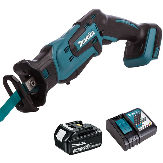 Makita DJR185Z 18V Reciprocating Saw with 1 x 3.0Ah Battery & Charger