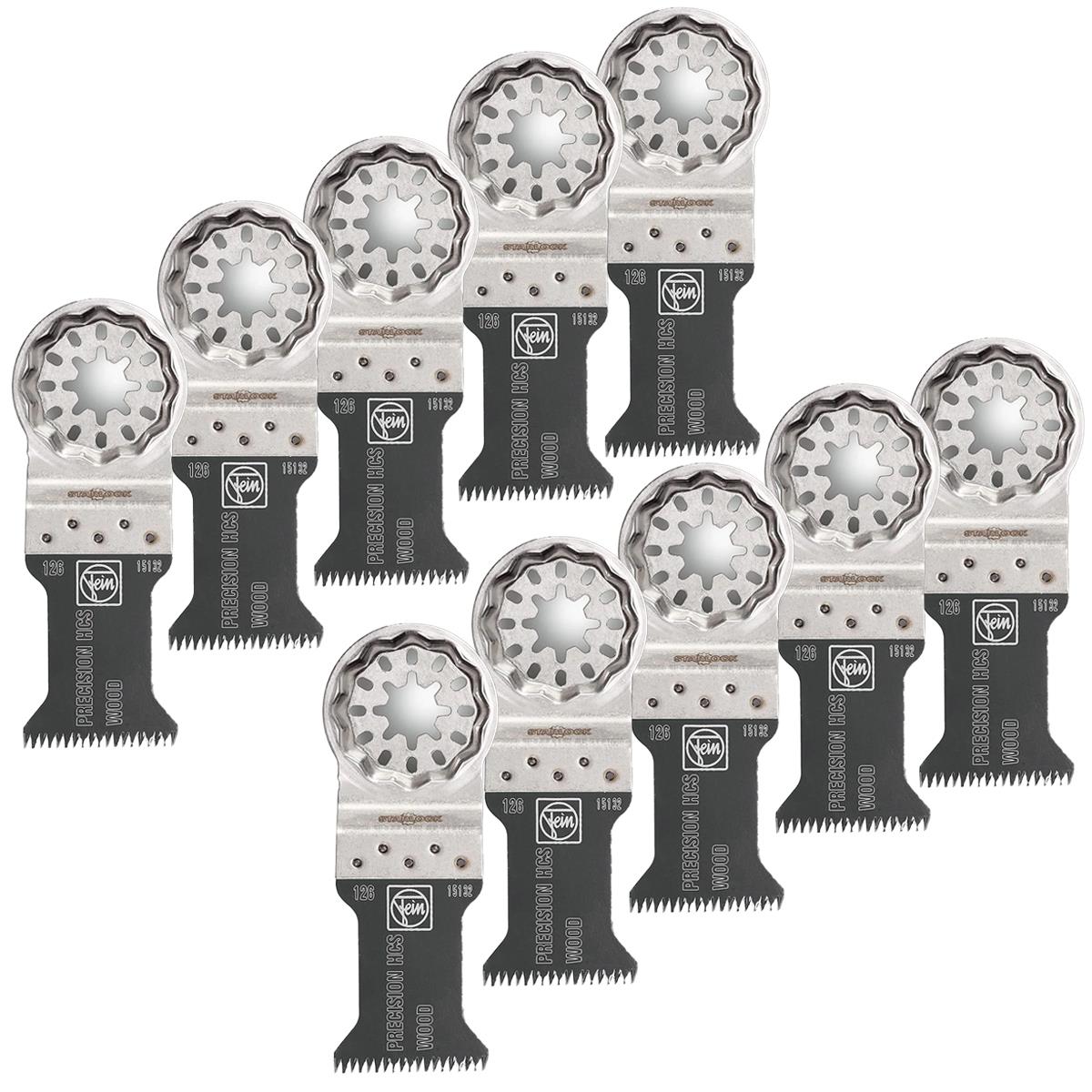 Fein 35mm STARLOCK E-Cut Precision HCS Saw Blade 63502126240 Pack of 10