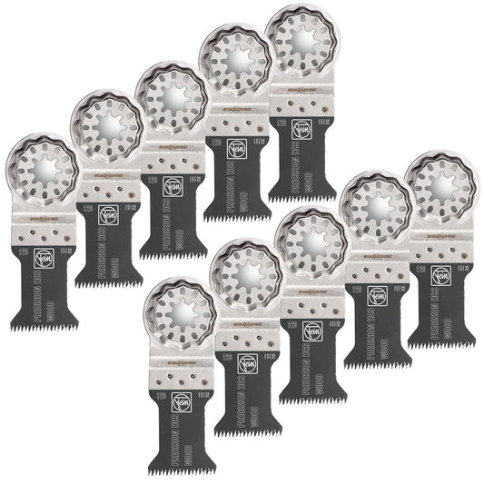 Fein 35mm STARLOCK E-Cut Precision HCS Saw Blade 63502126240 Pack of 10