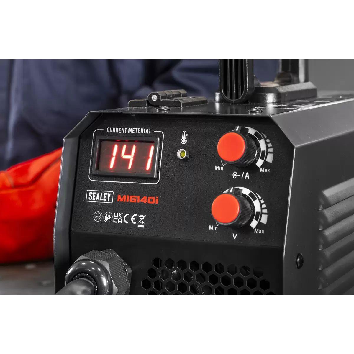 Sealey MIG140i Flux Cored Gasless MIG Inverter Welder 230V/140A