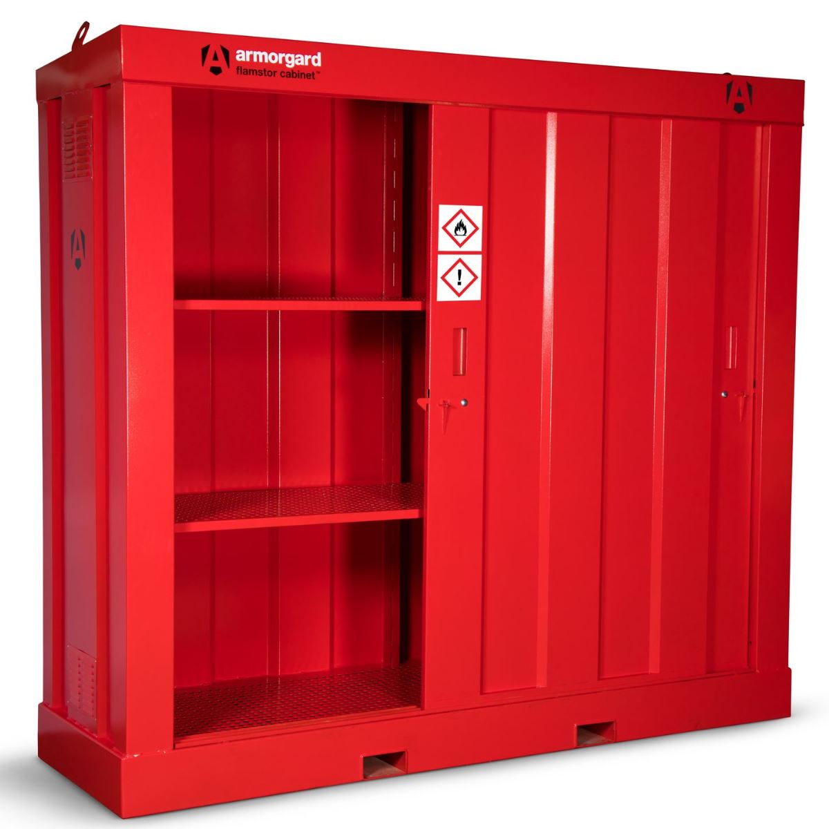 Armorgard FSC5 FlamStor Hazardous Storage Cabinet 2500mm x 775mm x 2315mm Safe Chemical Storage Solution