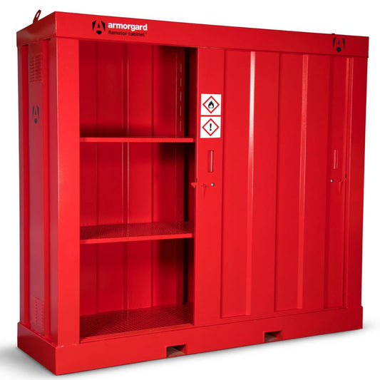 Armorgard FSC5 FlamStor Hazardous Storage Cabinet 2500mm x 775mm x 2315mm Safe Chemical Storage Solution