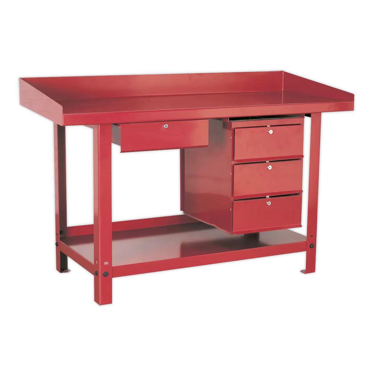 Sealey AP1015 Workbench Steel 1.5mtr with 1 Drawer