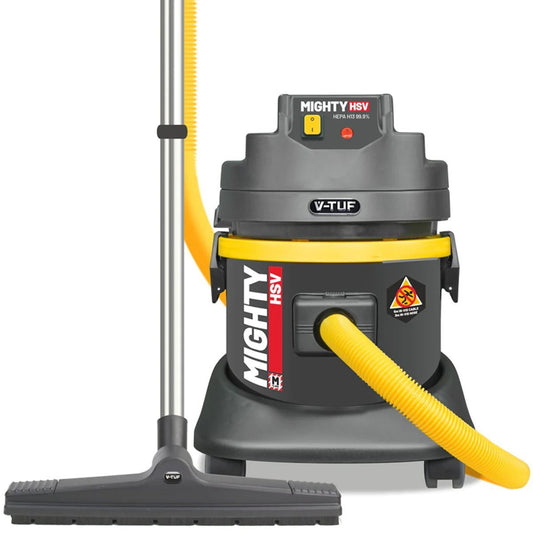 V-TUF MIGHTY HSV 21L M-Class Industrial Dust Extraction Wet & Dry Vacuum Cleaner 110V Item Condition Damaged Box