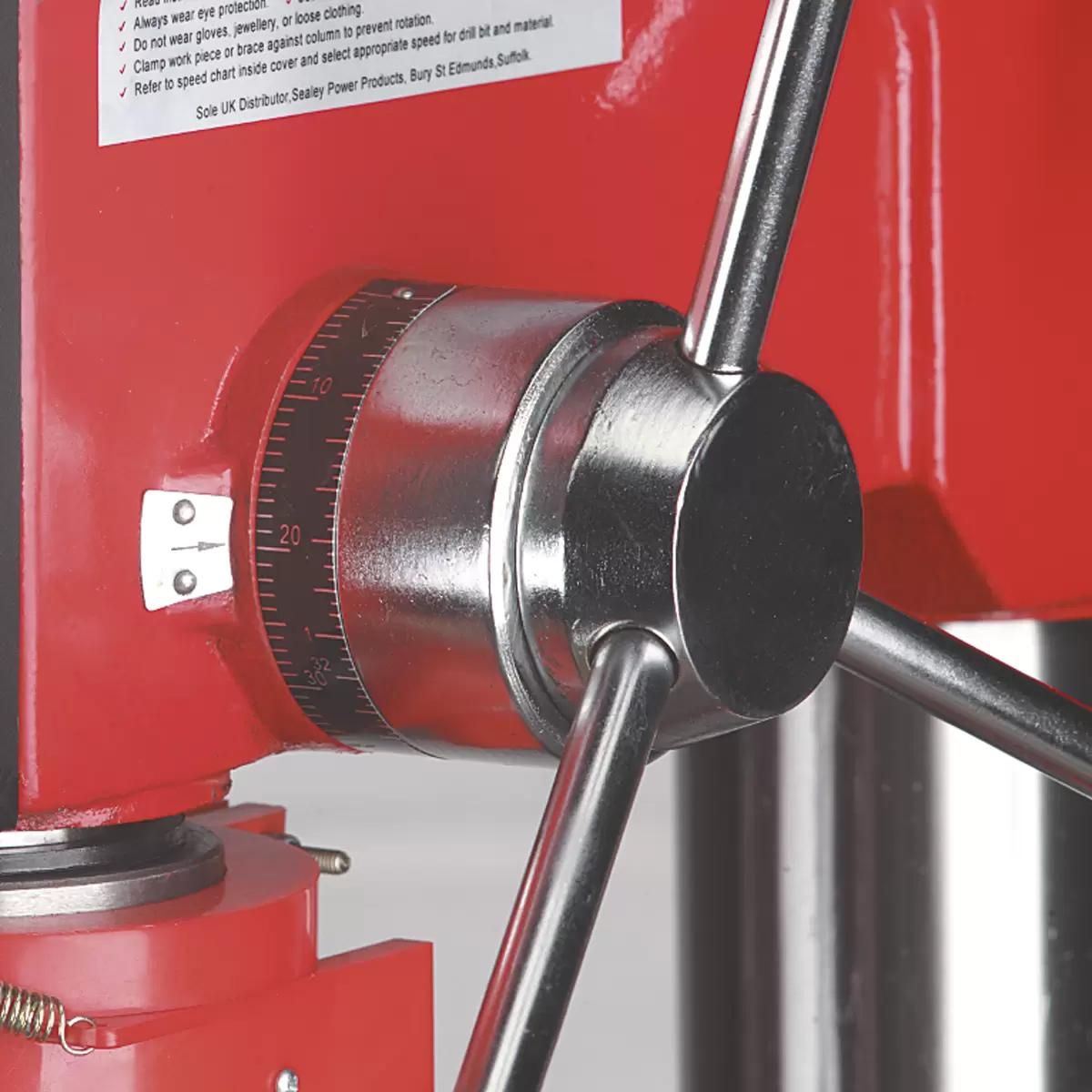 Sealey GDM1630FR Radial Pillar Drill Floor 5-Speed 1630mm Height 550W/230V