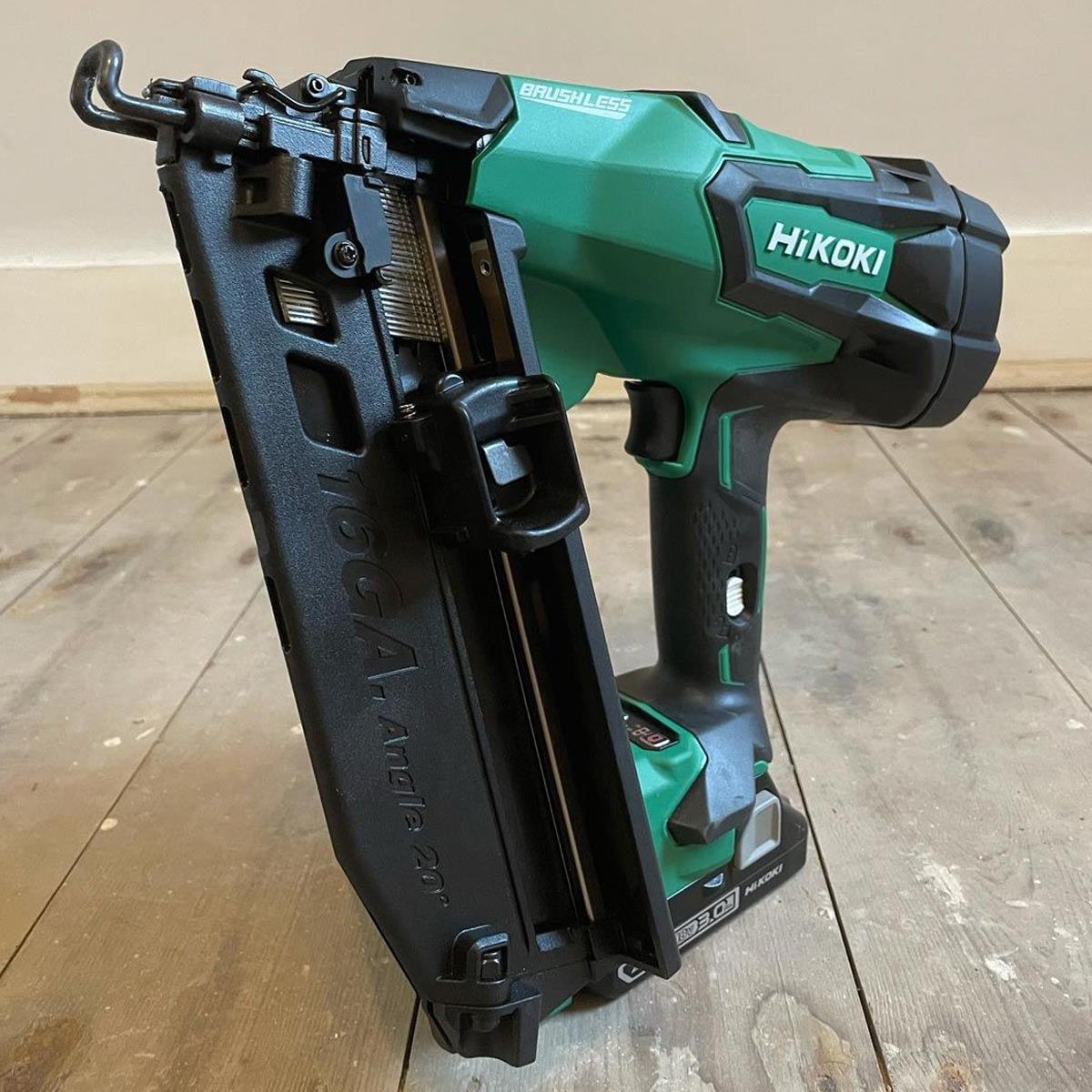 Hikoki NT1865DMB 18V Brushless 16G Angled Finish Nailer Body Only Item Condition Box Opened Never Used