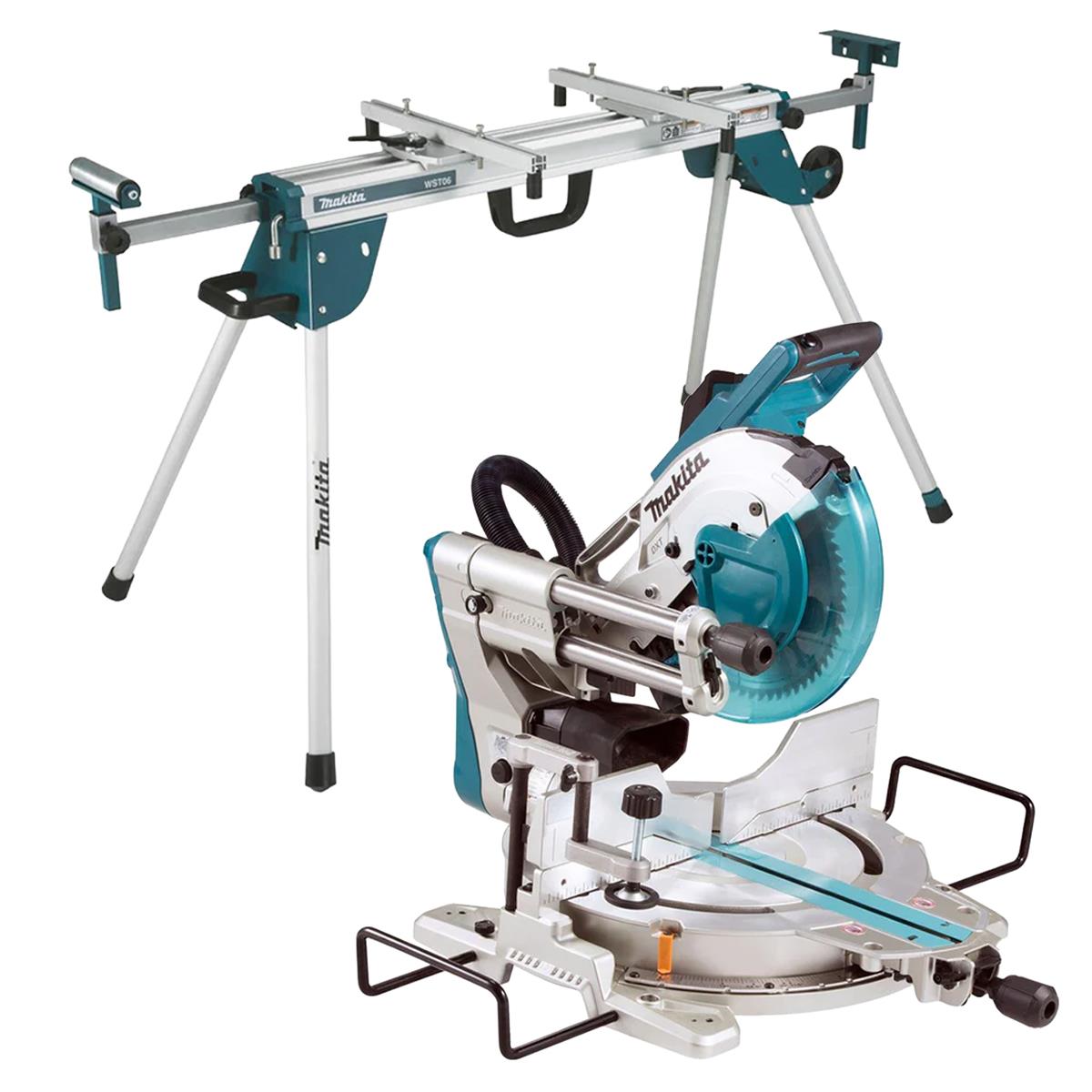 Makita LS1019/1 Slide Compound Mitre Saw 110V with Folding Stand