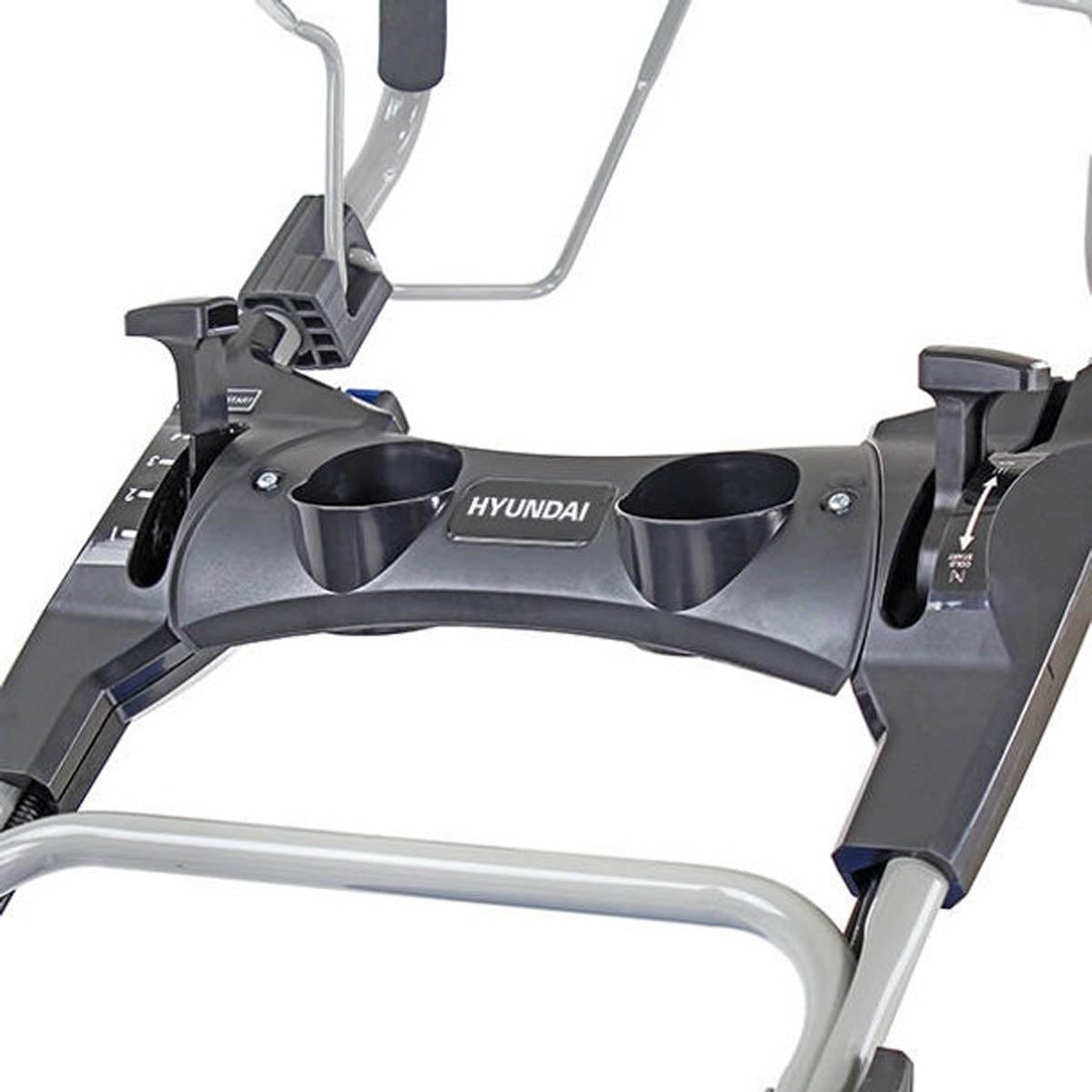 Hyundai HYM510SPE 51cm Self-Propelled Petrol Lawnmower, 196cc Engine, Electric Start, Rear & Side Discharge