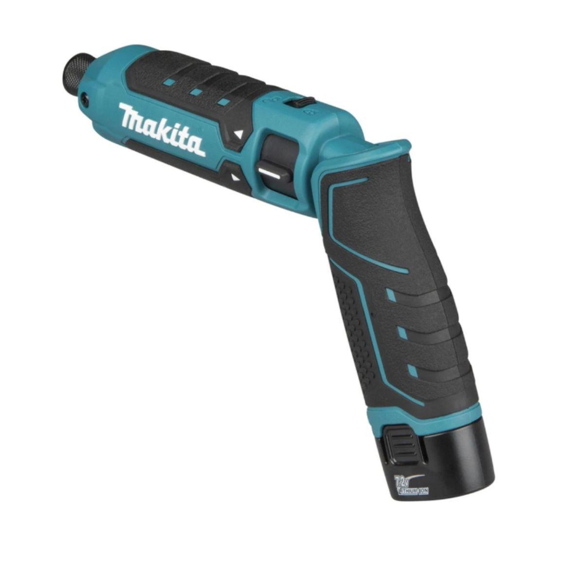 Makita TD023DSE 7.2V Cordless Pencil Impact Driver 25Nm With 2 x 1.5Ah Batteries, Charger & Carry Case