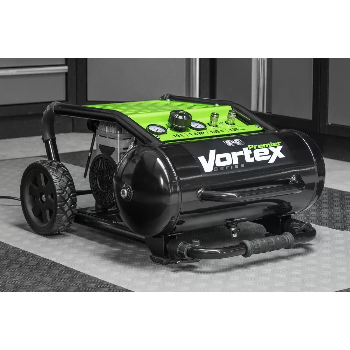 Sealey SAC1900 19L Oil-Free Air Compressor 1.5HP Direct Drive for Powerful, Quiet Performance