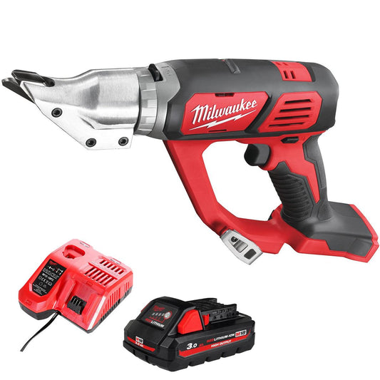 Milwaukee M18BMS12-0 18V 1.2mm Metal Shear with 1 x 3.0Ah Battery & Charger