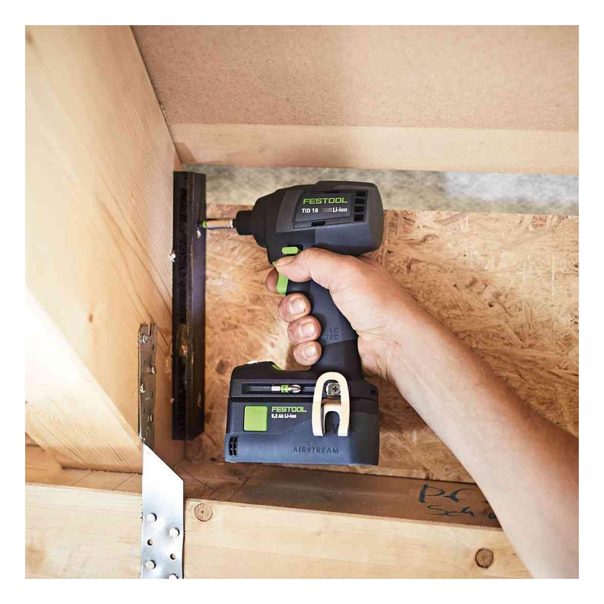 Festool TID 18 HPC4,0I-Set T18GB 18V Brushless Impact Driver & Screwdriver Twin Set with 2 x 4.0Ah Battery, Charger & Case 577245