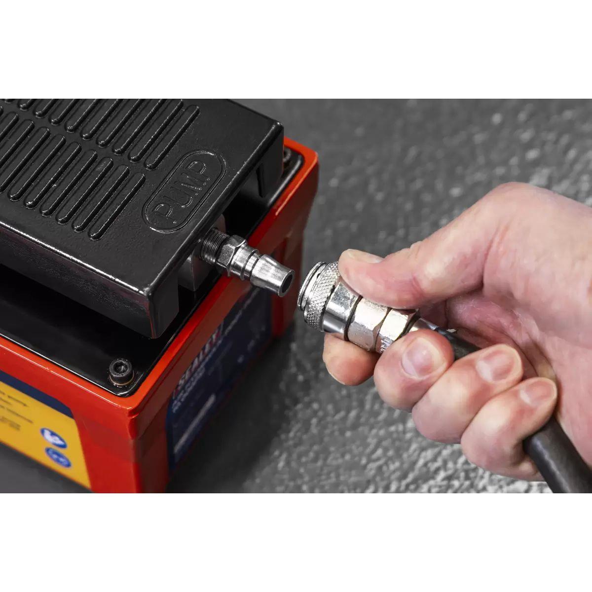 Sealey RE109 Air Hydraulic Foot Pump 10,000psi