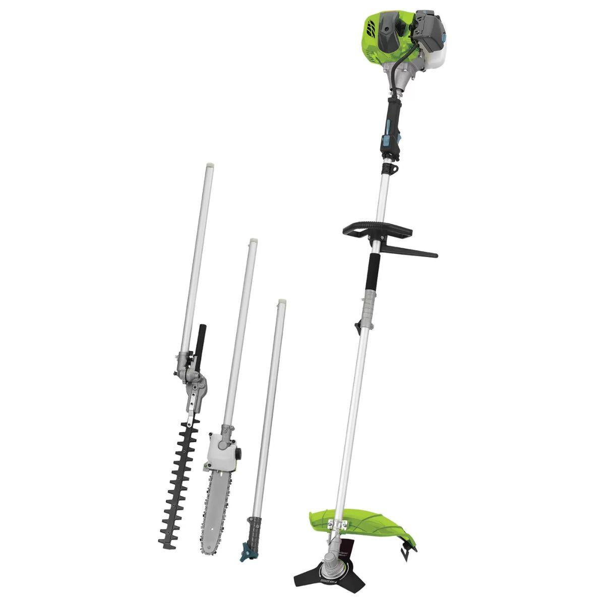 Draper 18DTP05 4-in-1 Petrol Garden Multi-Tool 34.6cc Grass Trimmer, Brush Cutter, Hedge Trimmer & Pruner 30272