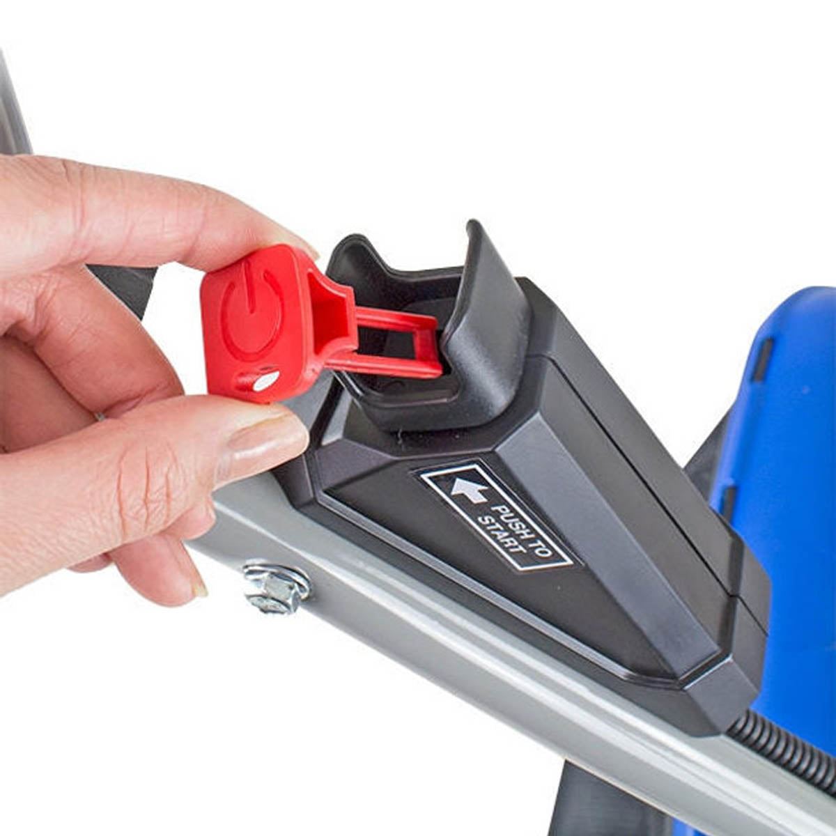 Hyundai HYM430SPER 43cm Electric-Start Self-Propelled Petrol Roller Lawnmower 139cc Engine & 25-75mm Cuts